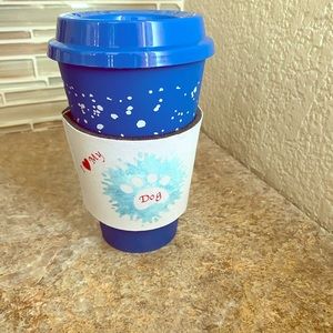 ‘I <3 my dog’ coffee sleeve